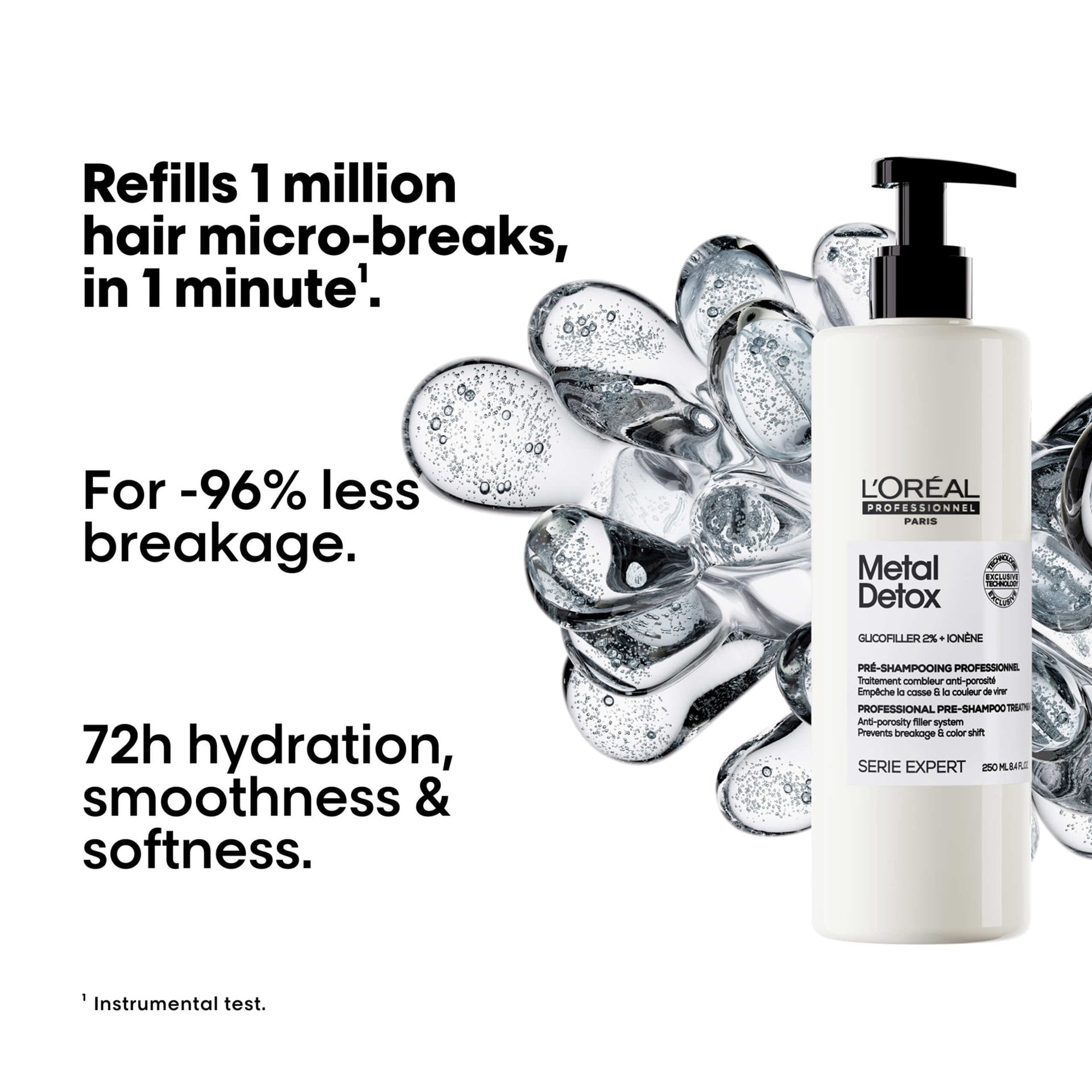 Anti-porosity filler pre-shampoo treatment.