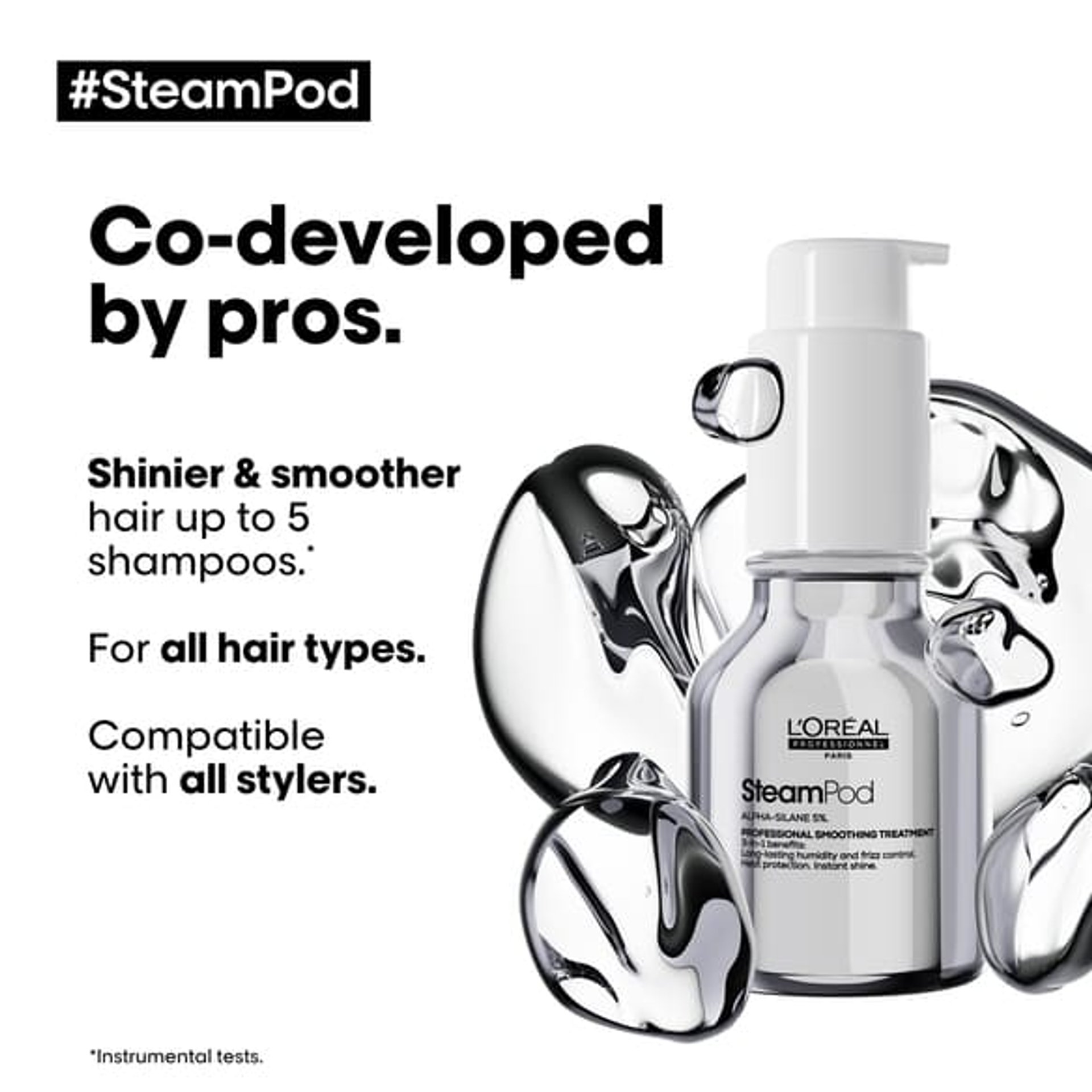 SteamPod smoothing treatment.