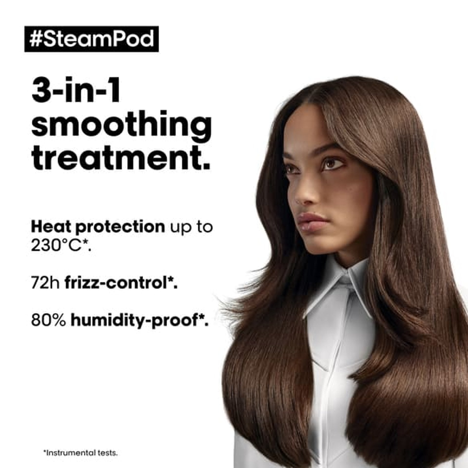 SteamPod smoothing treatment.